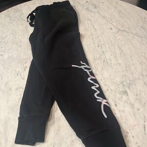 VS PINK fleece joggers